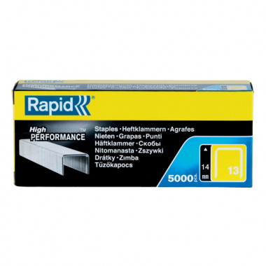 Zszywki Rapid z drutu cienkiego nr 13 (14 mm) - opakowanie 5000 szt. RAPID-11850500