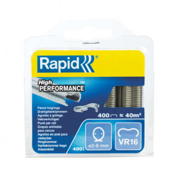Zszywki zaciskowe do ogrodzenia Rapid VR16 - opakowanie 400 szt. RAPID-40108796