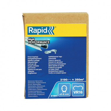 Zszywki zaciskowe do ogrodzenia Rapid VR16 - opakowanie 3190 szt. RAPID-40108808