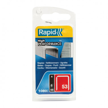 Zszywki Rapid z drutu cienkiego nr 53 (6 mm) - opakowanie 1080 szt. RAPID-40109502