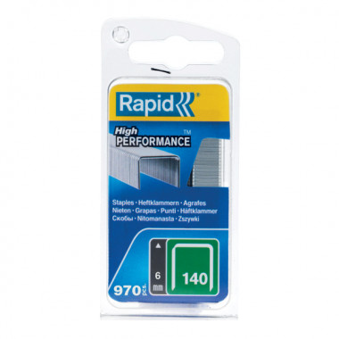 Zszywki Rapid z drutu płaskiego nr 140 (6 mm) - opakowanie 970 szt. RAPID-40109513