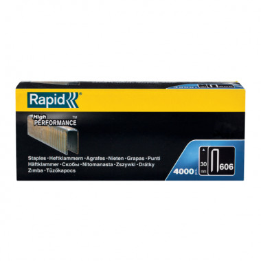 Zszywki Rapid z wąską koroną  nr 606 (30 mm) - opakowanie 4000 szt. RAPID-466301040
