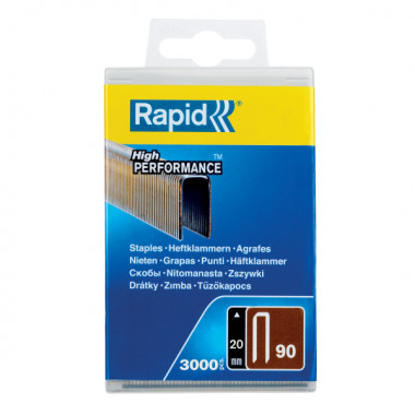Zszywki Rapid z wąską koroną  nr 90 (20 mm) - opakowanie 3000 szt. RAPID-5000123