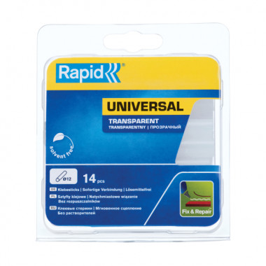 Uniwersalny klej Rapid 12 mm, przezroczysty RAPID-40107946