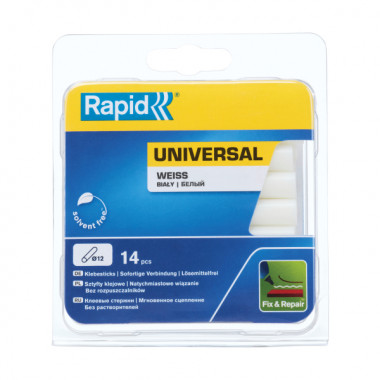 Uniwersalny klej Rapid 12 mm, biały RAPID-5000694