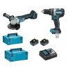 MAKITA ZESTAW 18V DLX2210TJ1 (DHP484Z+DGA506Z) 2x5,0Ah 