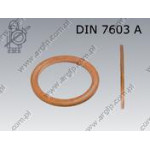 Uszczelka 10×16×1-Cu DIN 7603 A (100 szt.)