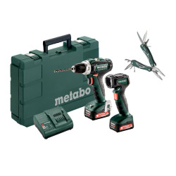 METABO.WKRĘTARKA BS 12 BL + LATARKA ULA 12 + MULTITOOL 