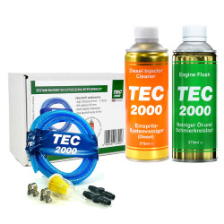 Zestaw czyszczący wtryski Diesel Injector + Płukanka TEC2000