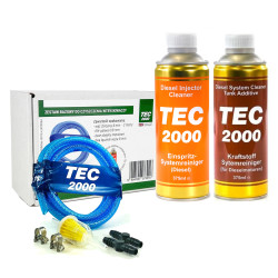 Zestaw czyszczący wtryski Diesela + Dodatek TEC2000