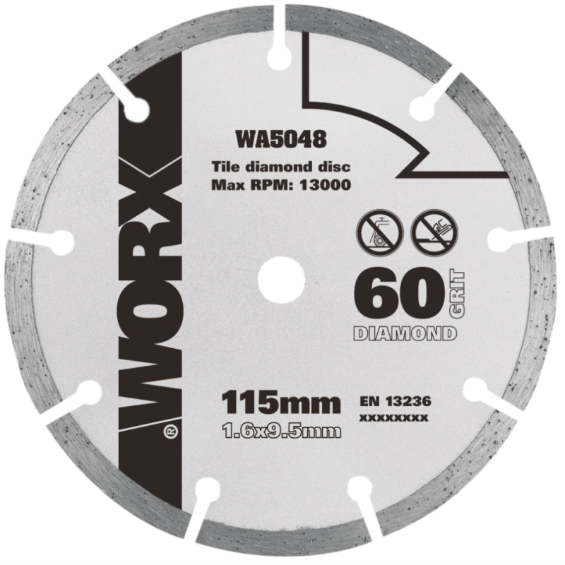 TARCZA DIAMENTOWA 115mm WORX WA5048