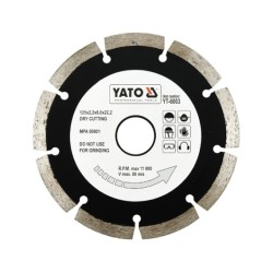 YATO TARCZA DIAMENTOWA SEGMENTOWA 125 x 22,2mm   6003 