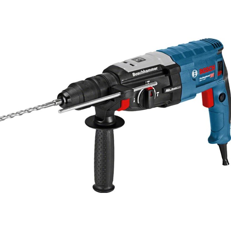 BOSCH MŁOTOWIERTARKA Z OPCJĄ KUCIA 880W 3,2J L-BOXX + DODATKOWY UCHWYT GBH 2-28 F 