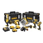 DEWALT ZESTAW COMBO 18V 6 - ELEMENTOWY + 3 x 5,0Ah + 2x DS300 DCK623P3 