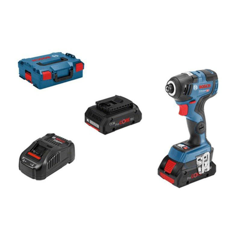 BOSCH ZAKRĘTARKA UDAROWA 18V 200Nm 2x4,0Ah PROCORE GDR 18V-200 C 