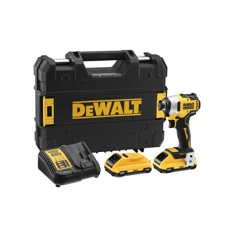 DEWALT ZAKRĘTARKA UDAROWA 18V 190Nm 2x3,0Ah TSTAK DCF809L2T 