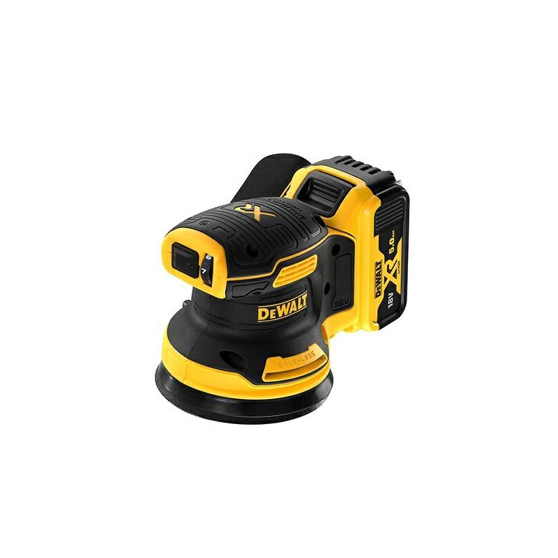 DEWALT SZLIFIERKA MIMOŚRODOWA 18V 125mm 2x5,0Ah DCW210P2 