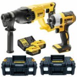 DEWALT.ZESTAW COMBO 18V DCK2023M2T (DCH133 + DCF787) 2x4,0Ah 