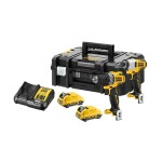 DEWALT ZESTAW COMBO 12V DCK2110L2T (DCD701+DCF801) 2x3,0Ah TSTAK II DCK2110L2T 