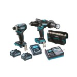 MAKITA ZESTAW COMBO 40Vmax XGT (TD001G+HP001G) 2x4,0Ah +ADP010 +TORBA 