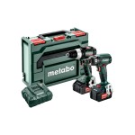 METABO.ZESTAW COMBO 18V 2.1.19 (BS 18 LT BL +SSW 18 LTX 400 BL) 2x5,2Ah METABOX 