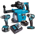 MAKITA.ZES.COMBO 18V (DDF486+DTD153+DHR243W) 2x5,0Ah +TORBA DLX3154TX1 