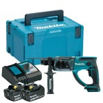 MAKITA MŁOTOWIERTARKA Z OPCJĄ KUCIA 18V 1,9J 2x3,0Ah DHR202RFJ 