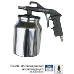 ADLER PNEUMATYCZNY PISTOLET ANTYKOROZYJNY ZE ZBIORNIKIEM 