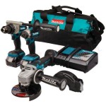 MAKITA.ZES.COMBO 18V DLX3156TX1 (DDF486+DTD153+DGA508) 2x5,0Ah TORBA 