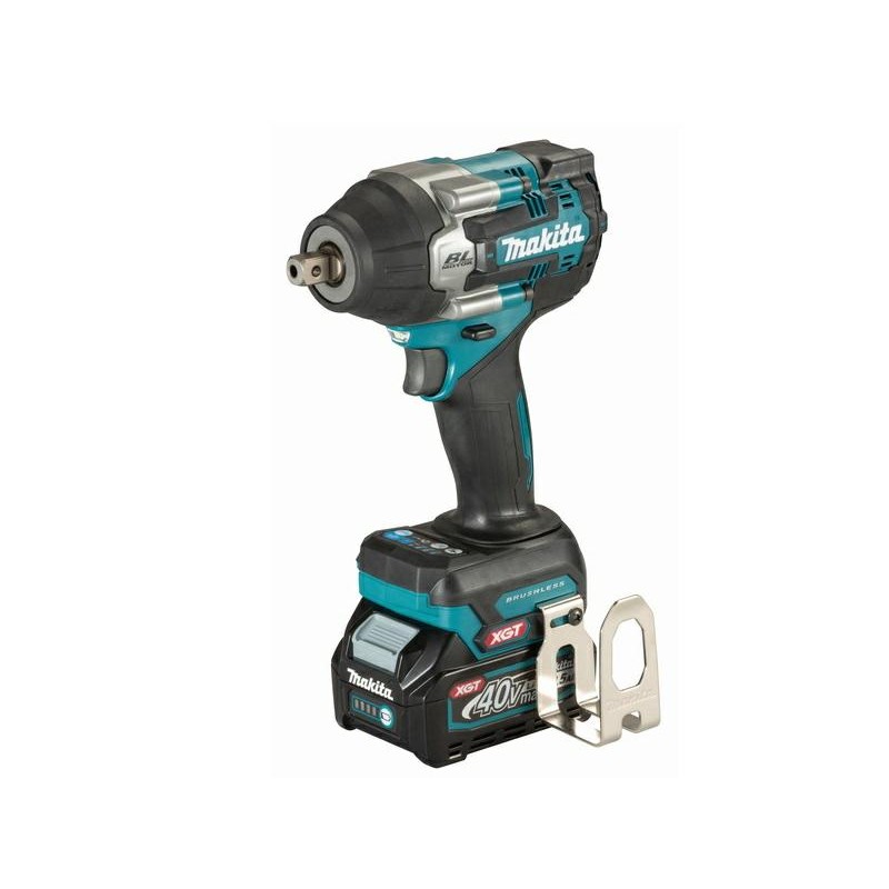 MAKITA KLUCZ UDAROWY 40Vmax XGT 1/2" 2x2,5Ah 750Nm ZAPADKA TW008GD201 