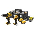 DEWALT ZESTAW COMBO 18V WKRĘTARKA UDAROWA DCD709 + ZAKRĘTARKA DCF809 2x1,7Ah POWERSTACK DCK2062E2T 