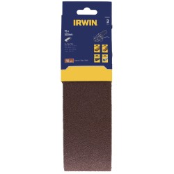IRWIN PASY BEZKOŃCOWE DO ELEKTRONARZĘDZI  75mm x 533mm, P 40 /do metalu, drewna, farby i tworzyw szt 