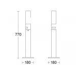 Lampa ogrodowa LED 8,7W Steinel GL 65 LED z czujnikiem