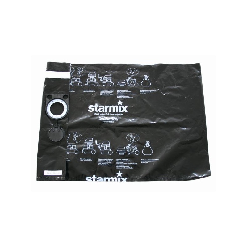Worki STARMIX PE Azbest 25/35 polietylen, kpl 5 szt