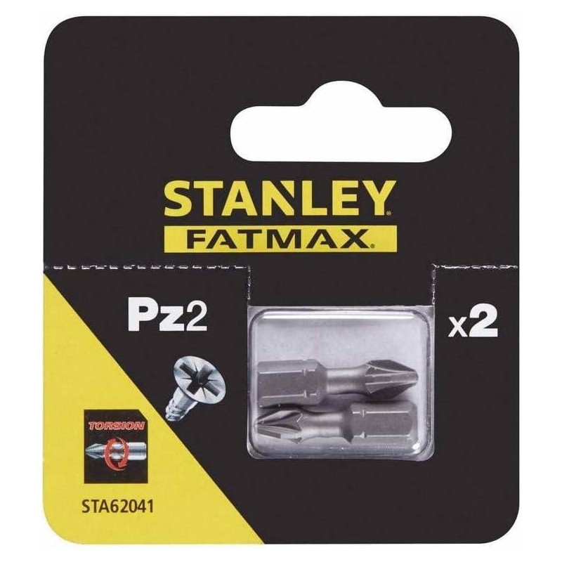 STANLEY KOŃCÓWKA PZ2 x 25mm /2szt. 