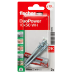 KOŁEK 10x50 DUOPOWER HAK PROSTY BLISTER FISCHER 535002