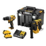 DEWALT ZESTAW COMBO 12V DCK2102L2T (DCH072 DCD706) 2x3,0Ah TSTAK 