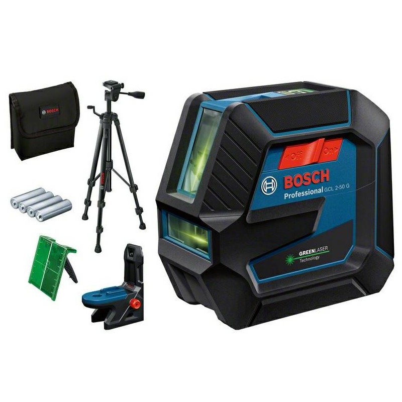 BOSCH LASER KRZYŻOWO-PUNKTOWY GCL 2-50 G + STATYW 