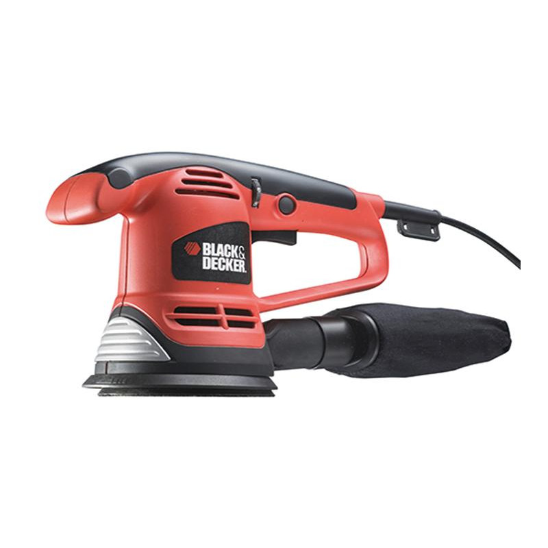 BLACK+DECKER SZLIFIERKA MIMOŚRODOWA 125mm 480W WALIZKA KA191EK 