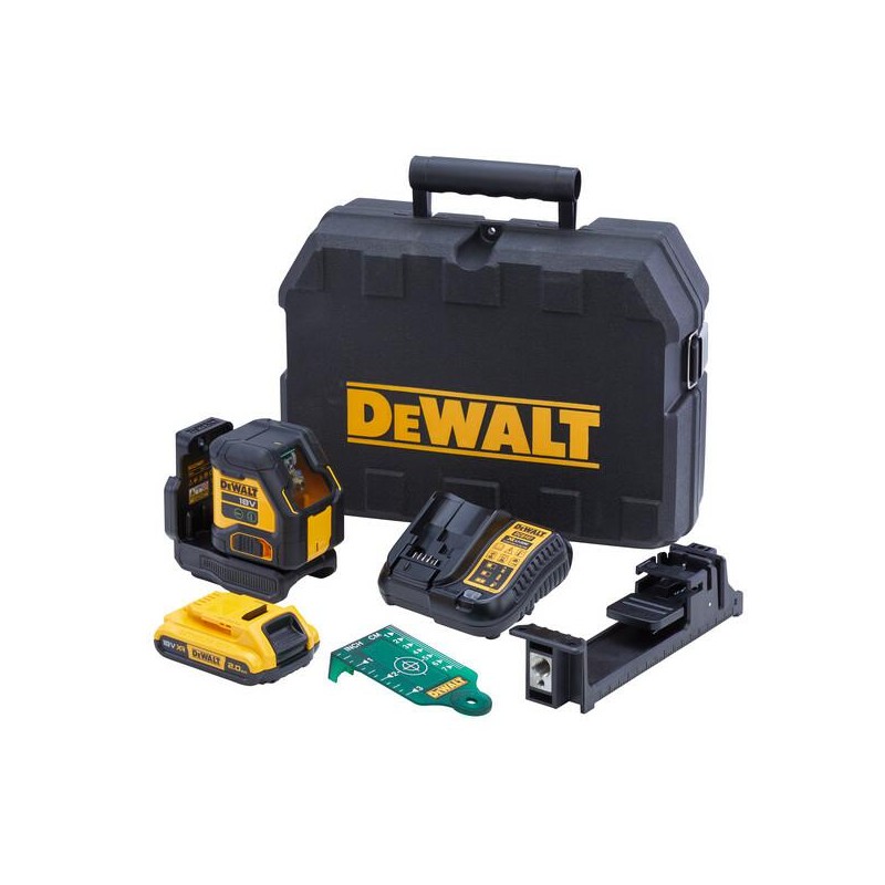 DEWALT LASER LINIOWY 18V DCLE34021D1 1x2,0Ah ZIELONY 