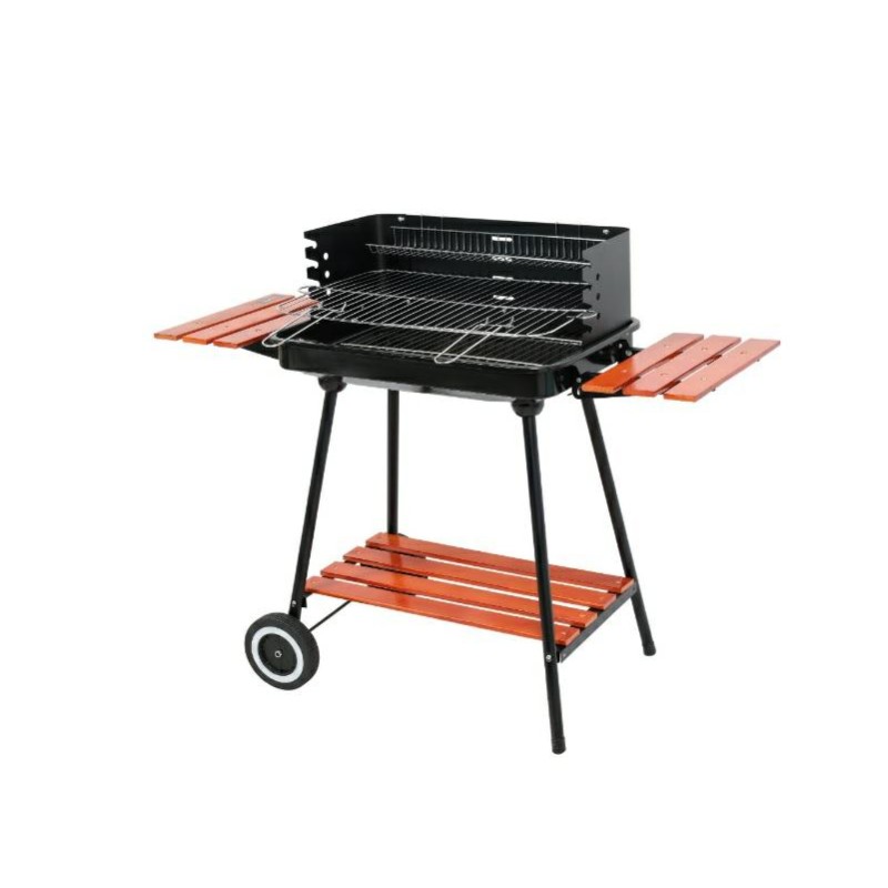 LUND GRILL WĘGLOWY Z PÓŁKAMI RUSZT 53x33cm 