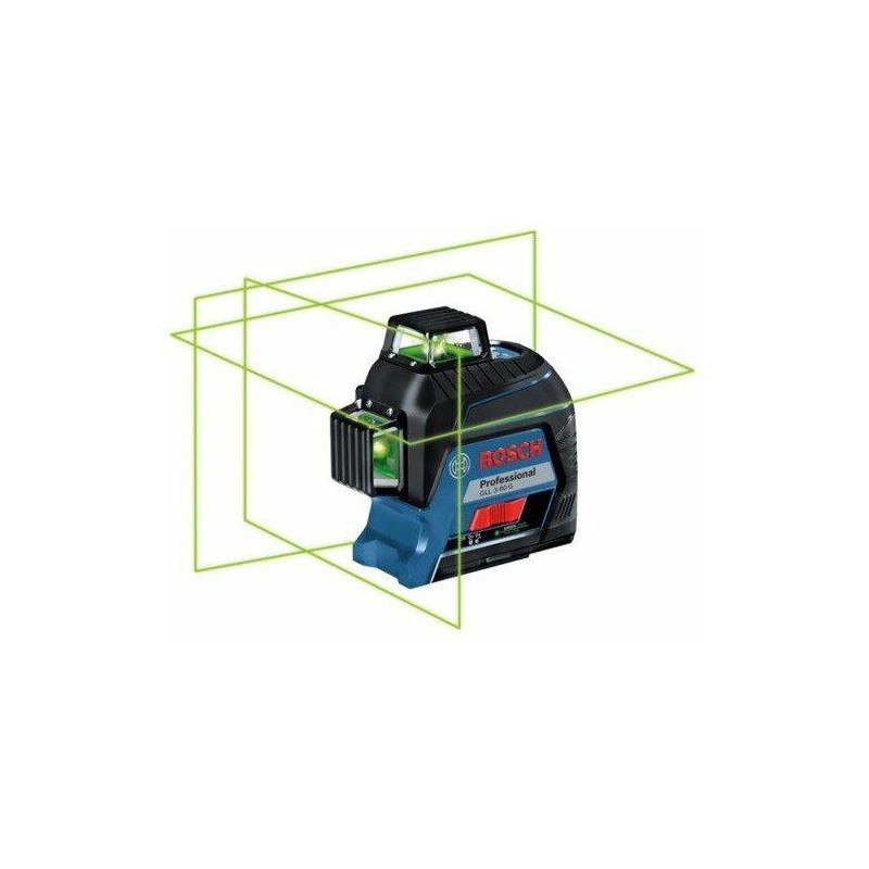 BOSCH LASER PŁASZCZYZNOWY GLL 3-80 G ZIELONY WALIZKA 