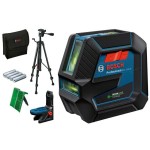 BOSCH LASER KRZYŻOWY GCL 2-50 G ZIELONY +UCHWYT RM 10 + STATYW BT 150 