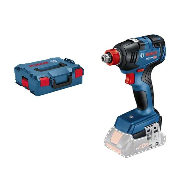 BOSCH KLUCZ UDAROWY 1/2" / HEX 1/4" GDX 18V-200 SOLO LB 