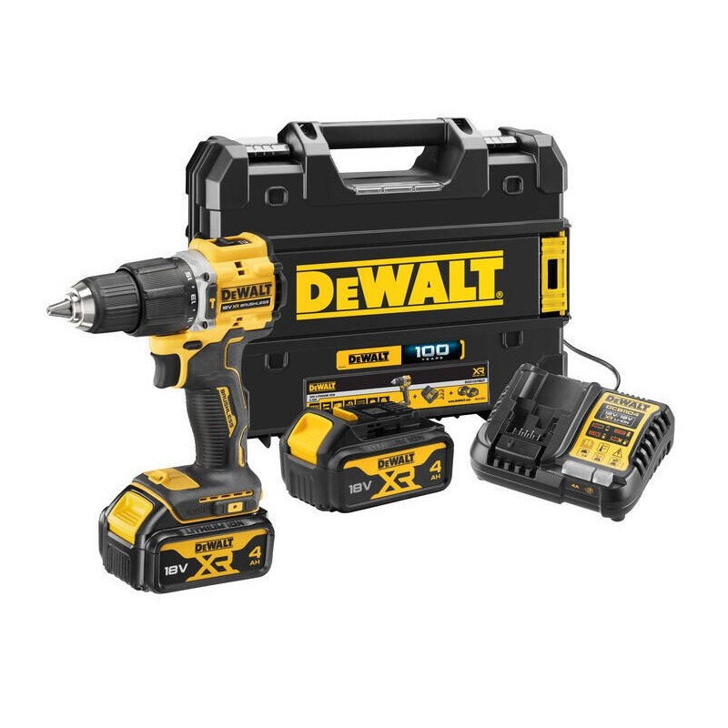 WKRĘTARKA 18V 2X4.0Ah 70Nm UDAR DeWALT DCD100YM2T