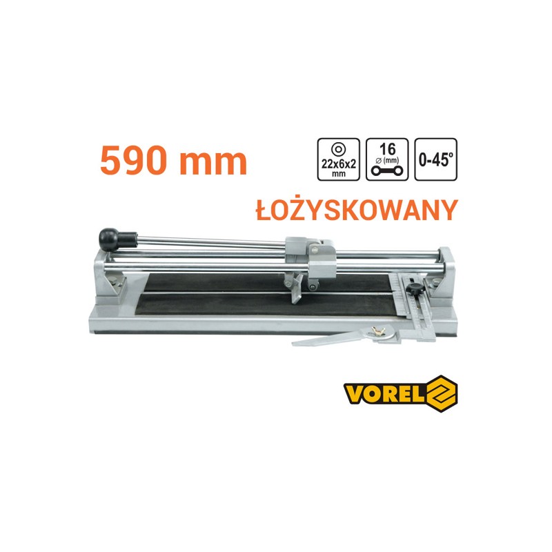 VOREL PRZYRZĄD DO CIĘCIA GLAZURY 600mm ŁOŻYSKOWANY 00610 