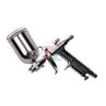 PISTOLET LAKIERNICZY Z GÓRNYM ZBIORNIKIEM MINI F-2  SILVER 