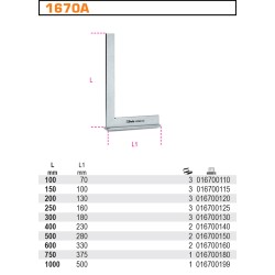 BETA KĄTOWNIK ZE STOPKĄ 1670A 200x130mm 