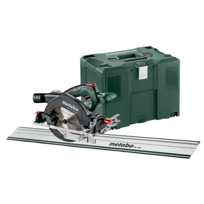 METABO PILARKA TARCZOWA 18V KS 18 LTX 57 CARCASS + SZYNA FS160 + METALOC II 