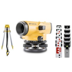 TOPCON NIWELATOR OPTYCZNY AT-B4A + STATYW SJJ1 + ŁATA TS50 